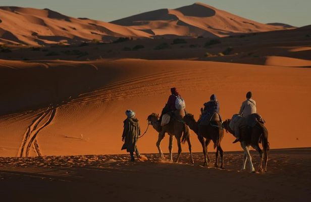 4 Days Trip From Marrakech to Fez via Desert with Night in Luxury Desert Camp