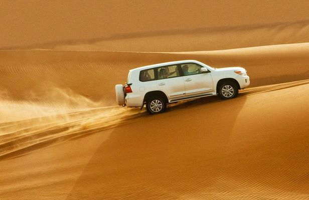 Morning Dubai Desert Dune Bashing and Camel Ride