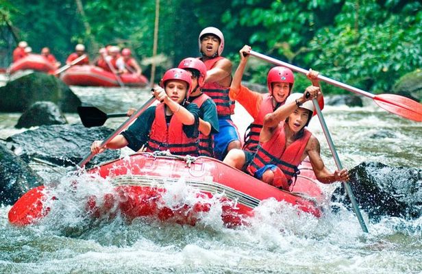 Bali White Water Rafting with Easiest Access - No Steep Up