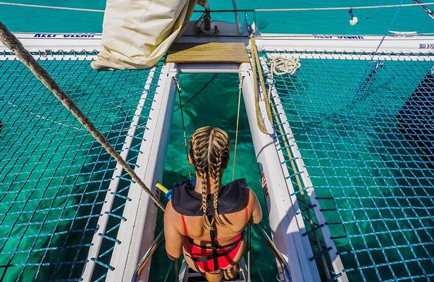 Aruba Morning Snorkel Sail aboard Palm Pleasure Catamaran