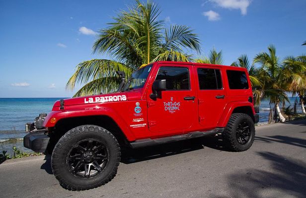 Jeep Exploration & All Inclusive Tortugas Beach Break (Private)