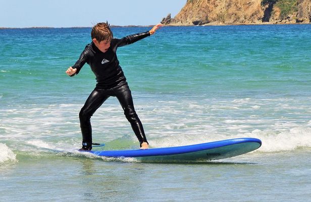 Beginner Surf Lesson at Te Arai Beach