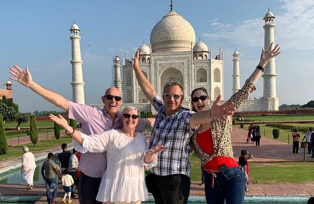 Taj Mahal by Train From Delhi