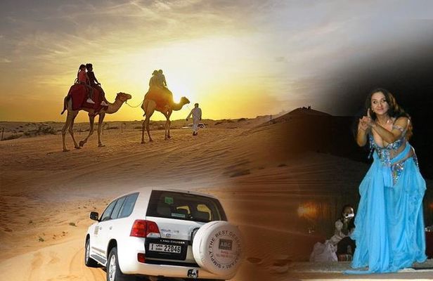Dubai Desert Safari, ATV open desert, Camel ride, Shows & BBQ