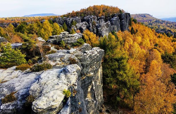 Terezin Camp & Bohemian Switzerland: TOP-RATED Small Group Tour from Prague
