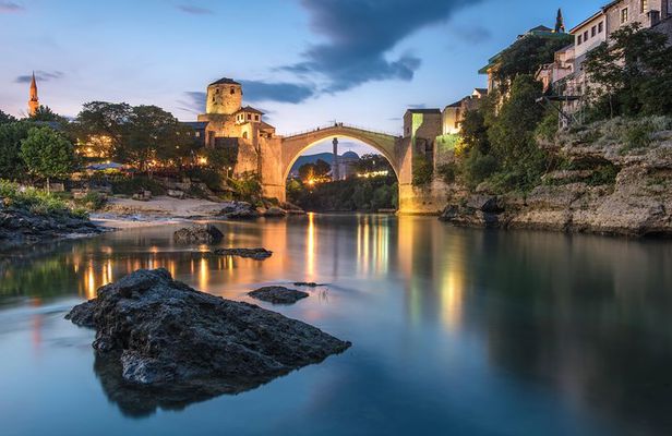 Mostar & Kravice waterfalls full-day guided tour from Omiš