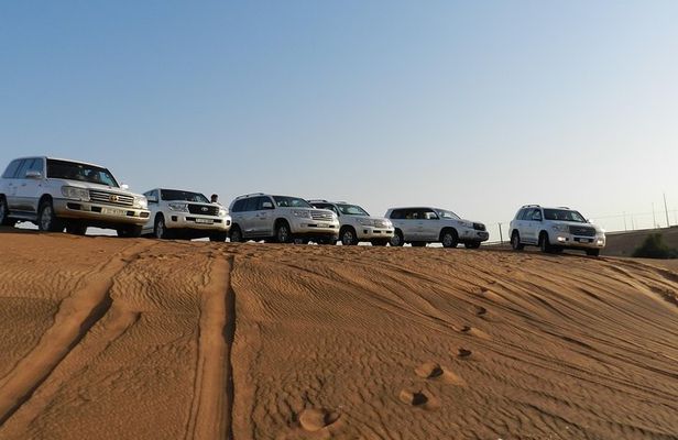 Morning Red Dunes Desert Safari With Quad bike And Sand Boarding