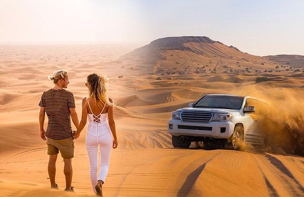 Arabian Night Safari with Camel Ride, Sandboard, BBQ & Live Shows