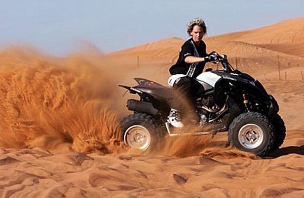 Morning Desert Thrill: Dune Bashing, 30min Quad Bike & Camel Ride