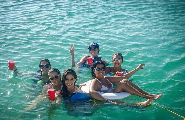 3-Hour Private Catamaran with Snacks & Open Bar.
