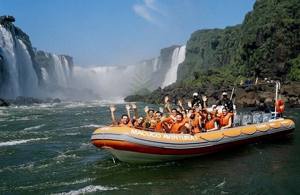 Private Iguazu Day Tour with THE GREAT ADVENTURE on boats