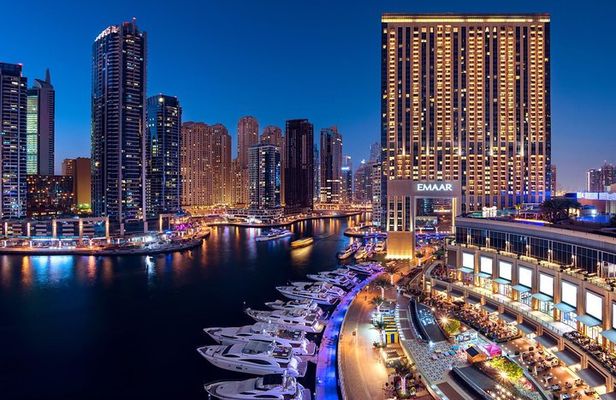 Dubai Marina Private Yacht Tour With Pickup & dropoff