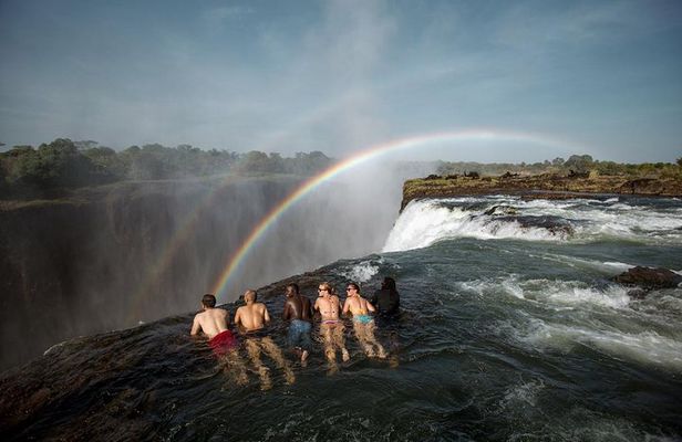 Livingstone island Morning Breezer ( swim above the falls)