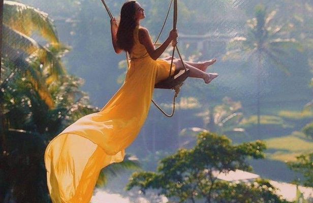 Swing Bali-Ubud Rice Terrace_Elephant Cave & Ubud Waterfall
