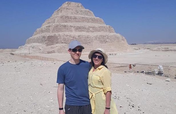 Private Guided Day Tour in Giza Saqqara and the Egyptian Museum Including a Camel Ride from Cairo
