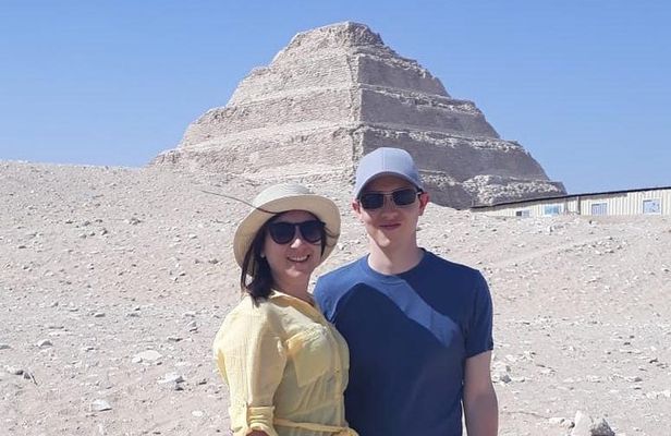 Best Giza Saqqara and Memphis Guided Day Tour from Cairo