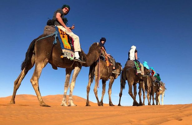 7-days: Casablanca to Chefchaouen then Fes and Sahara Desert - Camel Trekking