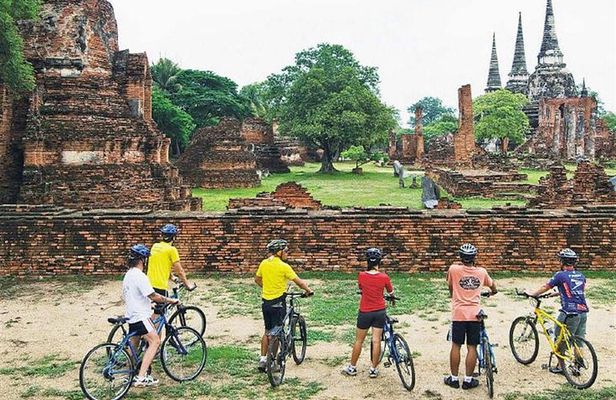 Ayutthaya Eco Friendly Bike Tour Famous Landmarks & Cultural Gems