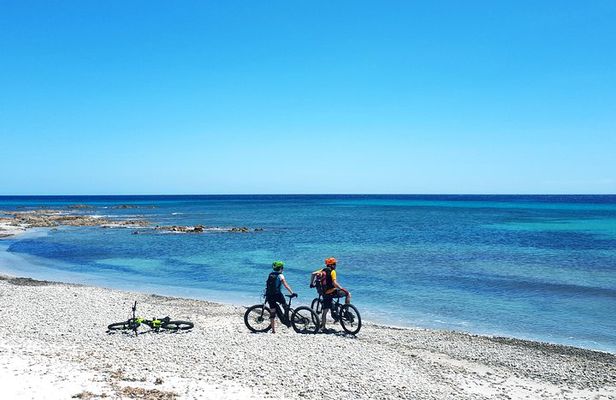 Easy ride to Biderosa, Berchida, & Capo Comino, with Electric Mountain Bikes