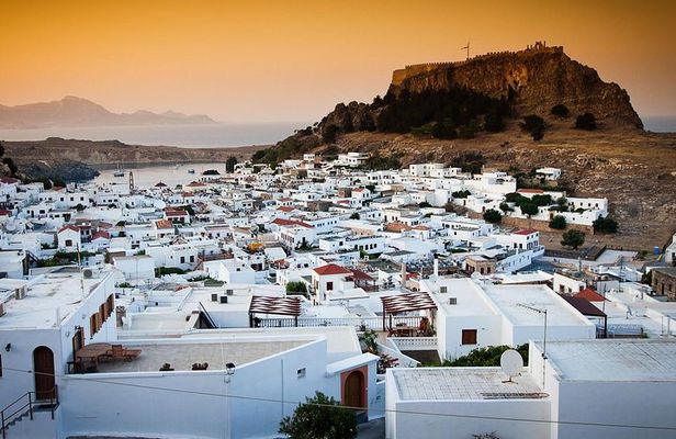 Lindos by Night Trip from Rhodes Town, Ixia, Ialyssos, and Faliraki