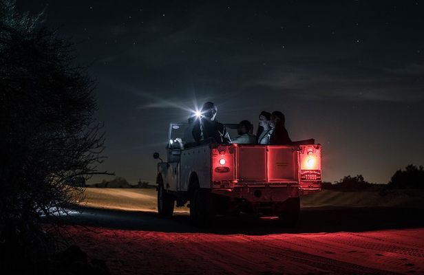 Dubai: Private Night Vintage Land Rover Safari and Astronomy