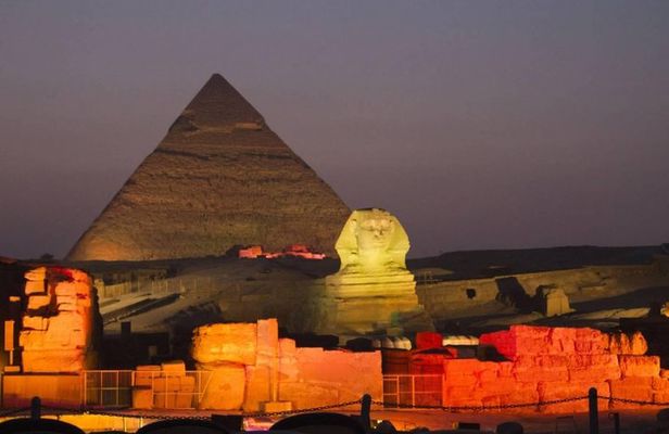 Sound And Light Show With Dinner With Pyramids View Roof Top Restaurant