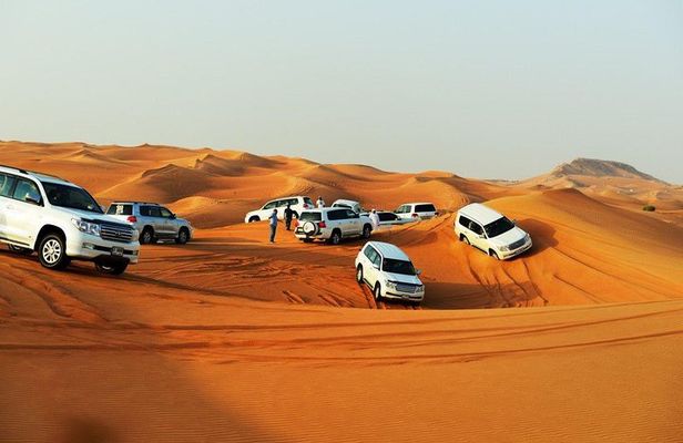 Doha : Half Day Desert Safari With SandBoarding and Camel Ride
