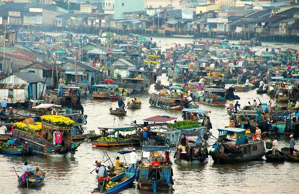 1-Day Cai Rang Floating Market-Vinh Long-Cai Be-Group of 10 Max