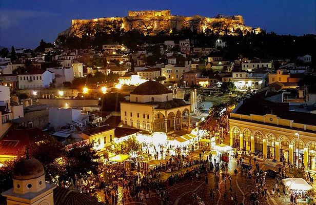 Private Sightseeing in Athens By Night