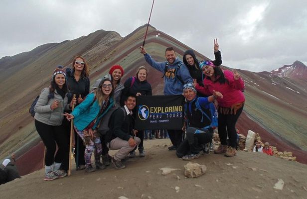 Colorful Mountain In The Cusco Region