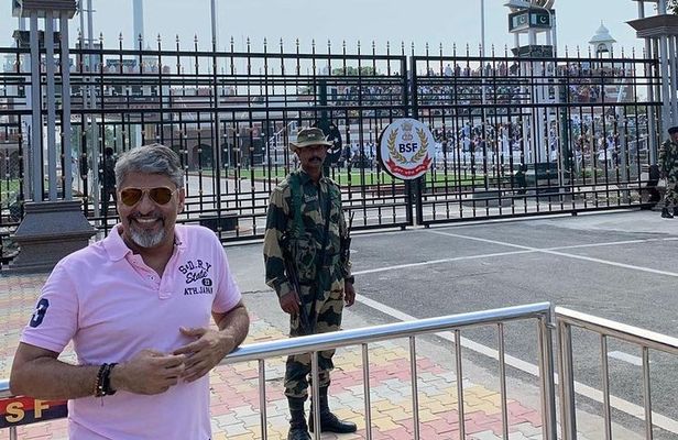 Amritsar Wagah Border Flag Ceremony.