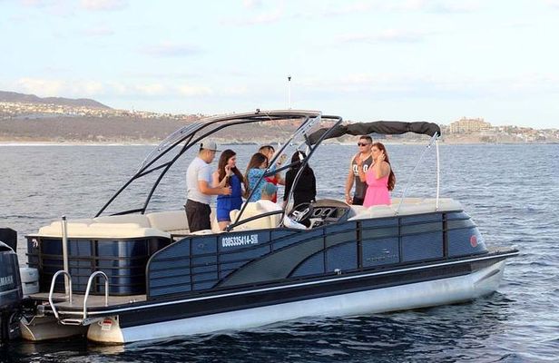 Private Luxury Pontoon Boat, Snorkel, Arch, Sunset & byond