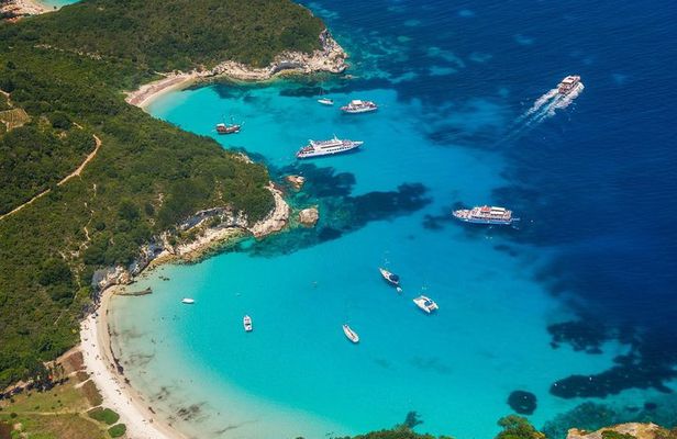 Paxoi, Antipaxoi and Blue Caves Cruise from Corfu