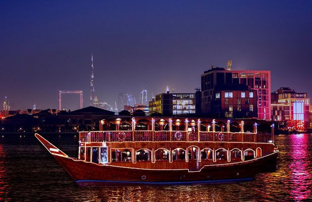Dubai Creek Dhow cruise Dinner with transfers