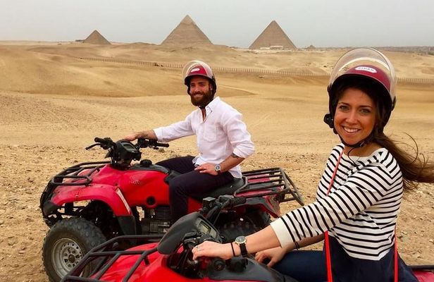 Desert Safari by Quad Bike Around Pyramids