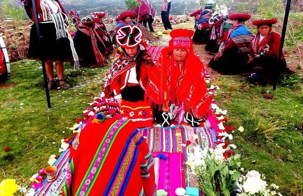 Inca marriage in Machu Picchu