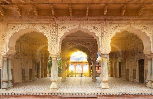 Jaipur Amer Fort, Jal Mahal & Stepwell Private Half-Day Tour