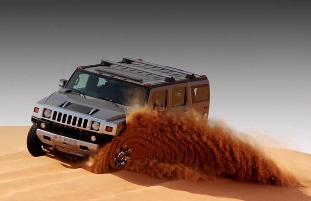 Private Hummer Desert Safari Abu Dhabi with Hot BBQ Dinner