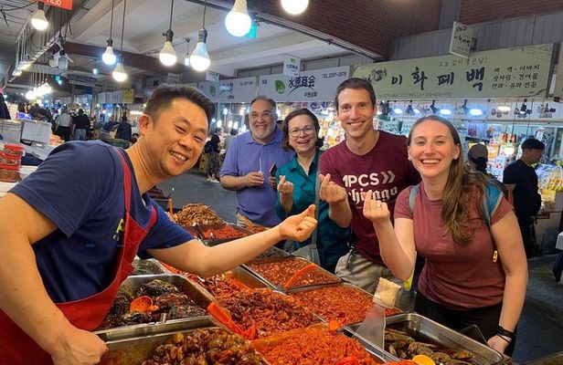 Night Market Food Tour in Seoul