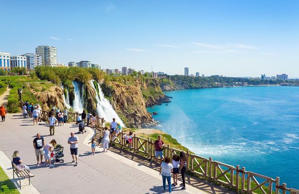 Antalya: City Tour with Boat Trip, Old Town & Waterfalls