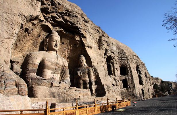 Private Tour: Yungang Grottoes and Hanging Monastery From Datong