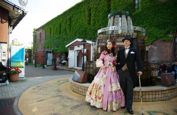 Time Slip Experience in Hakodate with Custom Dress