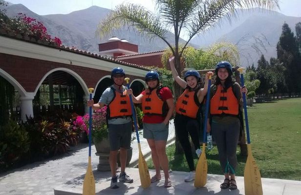Lunahuana: Rafting, Canopy & Winery Tour from Lima