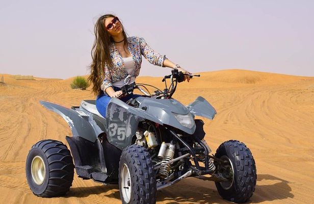 Evening Safari Quad Bike in the desert of Lahbab