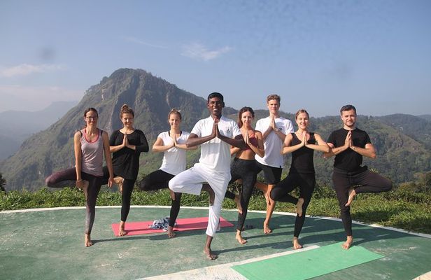 Little Adams peak Sunrise Hike and Yoga Lesson .