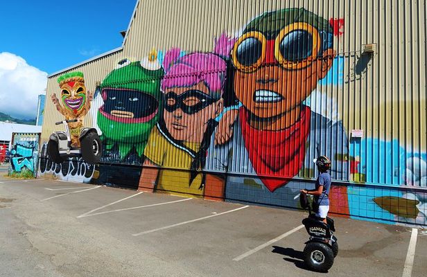 Guided Street Art Hoverboarding Tour of Kaka'ako, Magic Island, Ala Moana & More