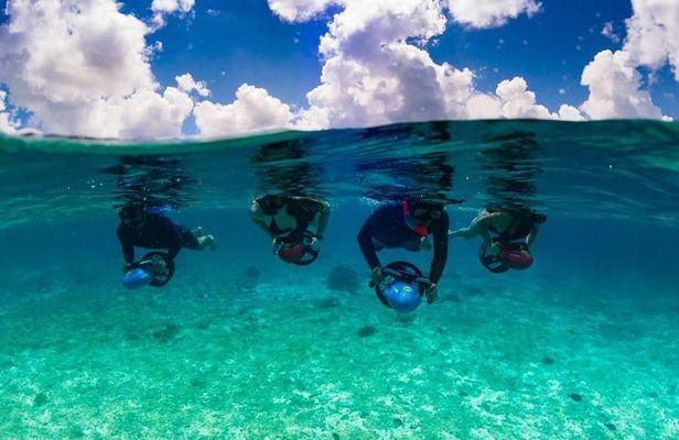 Power Snorkel by Sea Scooter Food & Flavored Tequila tasting