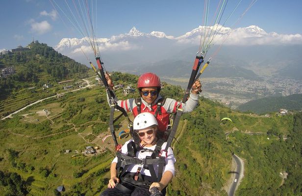 Paragliding at Sarangkot Pokhara