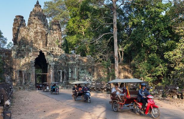 Three-wheeled exploration of the Angkor temples