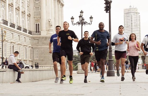 Madrid City Center and Retiro Park Running Private Tour 
